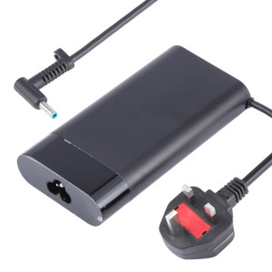 Adaptateur secteur ovale pour ordinateur portable HP 150 W 19,5 V 7,7 A pour HP 4,5 x 3,0 mm, prise : prise britannique SH0403825-20